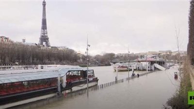 فيضان نهر السين يضرب العاصمة الفرنسية باريس |فيديو
