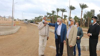 محافظ جنوب سيناء يتابع نسب تنفيذ أعمال تطوير هضبة أم السيد