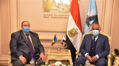 التراس يبحث مع سفير رومانيا بالقاهرة سبل التعاون في التكنولوجيا والتدريب