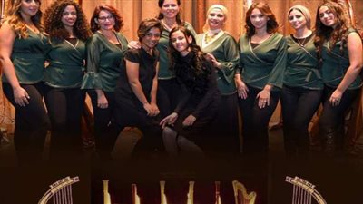 مجموعة عازفات الهارب المصريات على مسرح أوبرا الإسكندرية.. الأحد