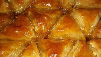 طريقة عمل الجلاش الحلو باللبن