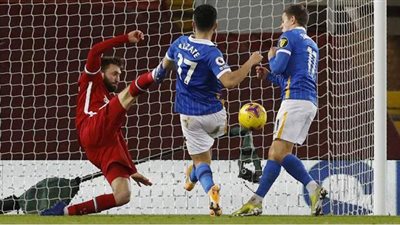 بمشاركة صلاح.. ليفربول يخسر في ملعبه أمام برايتون 0/1 بالدوري الإنجليزي