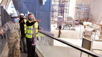 مديرة مركز التراث العالمي باليونسكو تزور المتحف المصري الكبير