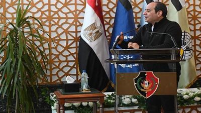 رسالة قوية من السيسي لطلبة الكلية الحربية والمستجدين