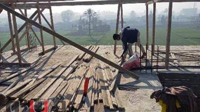 إزالة 3 حالات تعدٍ بالبناء على الأرض الزراعية بالشرقية