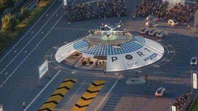 أول مطار في العالم للسيارات الطائرة