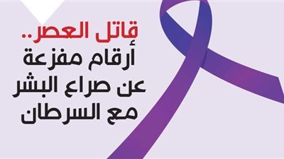 قاتل العصر..أرقام مفزعة عن صراع البشر مع السرطان| إنفوجراف