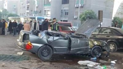 استعجال تقرير المرور حول سقوط سيارة من أعلى كوبري أكتوبر