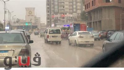 هطول أمطار غزيرة على المنصورة بالدقهلية | فيديو وصور