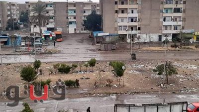 هطول أمطار رعدية على الإسماعيلية| صور