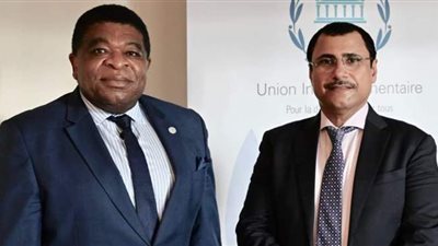 بحث التعاون بين البرلمان العربي والاتحاد البرلماني الدولي لمكافحة الإرهاب