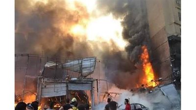 إخماد حريق هائل داخل مخزن ألعاب أطفال بحدائق الأهرام