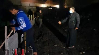 إزالة حالتي بناء مخالف و25 إشغال بمركز بلبيس