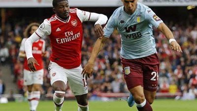 أرسنال يسقط أمام أستون فيلا في الدوري الإنجليزي