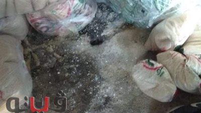 ضبط ٢ طن مواد غذائية وغلق مخزن بالإبراهيمية بالشرقية