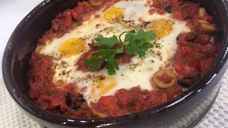 طاجن البلوبيف بالبيض
