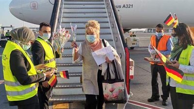 مطار الغردقة يستقبل أولى رحلات شركة كوندور الألمانية | صور