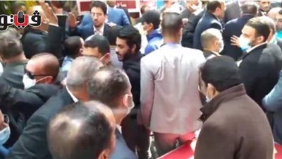 مشادات بين أنصار مرشحي انتخابات المحامين بالجيزة | فيديو