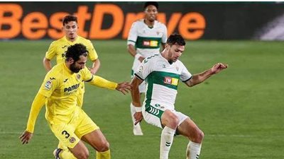 فياريـال يفرط في الفوز على إلتشي ويتعادلان 2/2 في الليجا