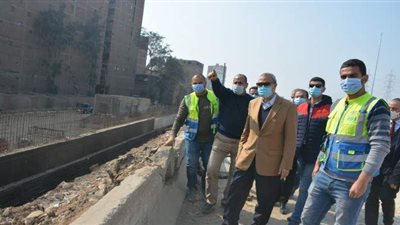 محافظ القليوبية يتفقد أعمال تطوير وتوسعة الطريق الدائري