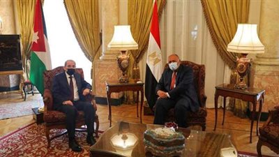 وزير الخارجية يستقبل نظيره الأردني