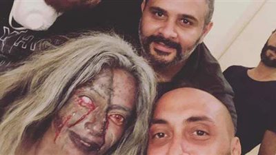 داليا مصطفى تنشر صورة من كواليس 