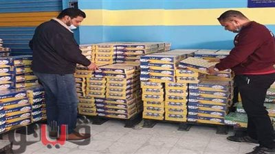 ضبط وإعدام أغذية منتهية الصلاحية بمركزي ببا وبني سويف