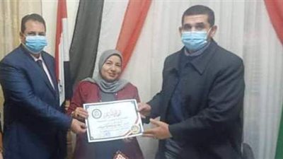 دعاء جابر رئيسا لقسم التعليم الثانوى بفاقوس التعليمية في الشرقية