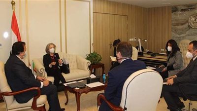 وزير التعليم العالى يستقبل سفيرة البرتغال بالقاهرة