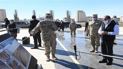 تفاصيل جولة السيسي بالعاصمة الجديدة | صور