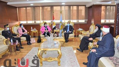 محافظ الغربية يعقد اجتماعاً مع لجنة حماية الطفل