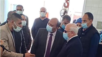 افتتاح محطة رفع صرف صحي الياقوت والمرجان ببورفؤاد بعد التجديد | صور