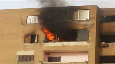 إخماد حريق في شقة سكنية بقنا