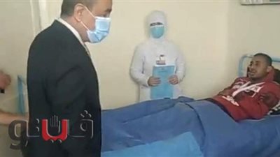 محافظ الإسماعيلية يزور مصابي حادث تصادم الأتوبيسين | صور