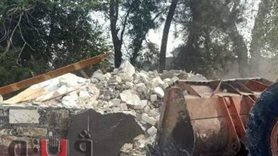 إزالة 10 حالات تعدٍ على الأراضي الزراعية وأملاك الدولة بالشرقية