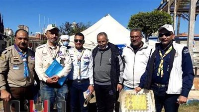 فوز مركز شباب منشأة رضوان بأبو كبير بجائزة التميز الكشفي