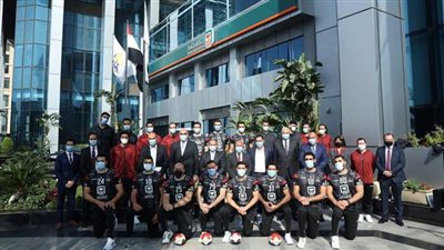 تكريم خاص من البنك الأهلي المصري لمنتخب مصر لكرة اليد