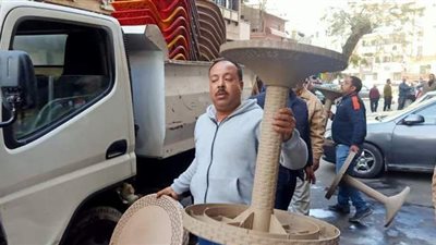 رفع 115 حالة إشغال بحي جنوب الجيزة | صور