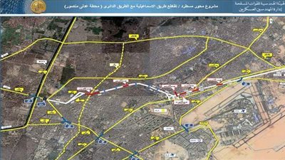 تفقده الرئيس اليوم.. 5 معلومات عن محور مسطرد الجديد