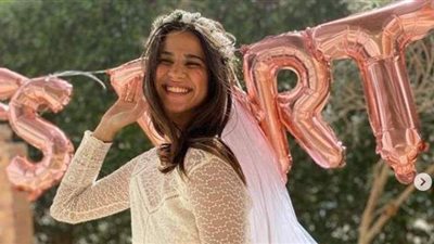 دينا داش تتصدر تويتر بعد عقد قرانها | صور