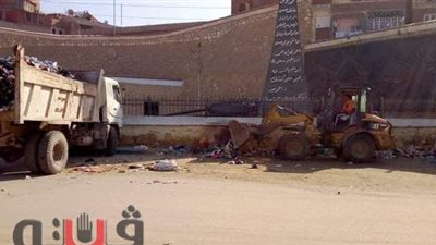 رفع ١١٥ طنا من القمامة بقرية نفيشة بالإسماعيلية | صور