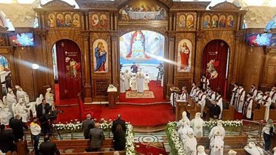 البابا تواضروس يدشن كنيسة العذراء مريم والأنبا موسى الأسود بالإسكندرية