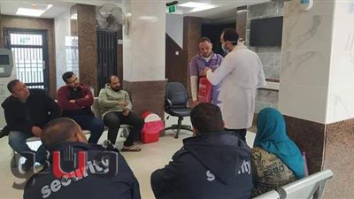 تدريب الأطقم الطبية على التعامل مع أنظمة الحريق في الإسماعيلية | صور