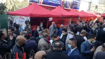 إقبال كثيف للناخبين في إعادة انتخابات المحامين بالقاهرة | فيديو وصور