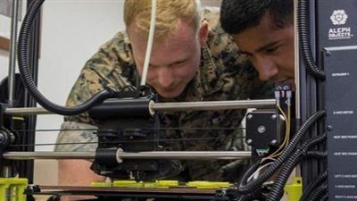 البحرية الأمريكية تطور تقنيات جديدة بواسطة الطباعة المجسمة