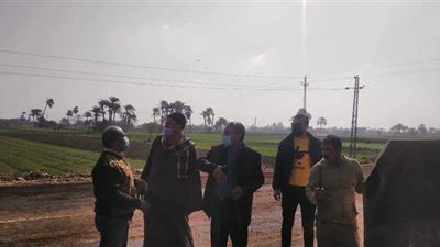 رئيس مدينة مغاغة بالمنيا يتفقد معدلات تنفيذ المشروعات الجديدة