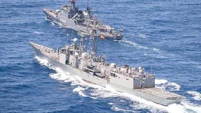 القوات البحرية المصرية والإسبانية تنفذ تدريباً مشتركاً بنطاق الأسطول الجنوبي