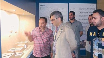 10 صور ترصد تفاصيل جولة رئيس قطاع المتاحف بمتحف تل بسطا في الشرقية