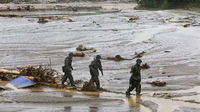 مصرع 4 وإجلاء مئات الآلاف.. أمطار غزيرة تضرب اليابان