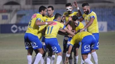 محمد هاشم يحرز الهدف الثاني للإسماعيلي في مرمى المصري